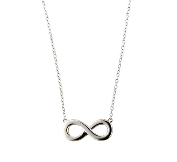 .925 Infinity Necklace 17”